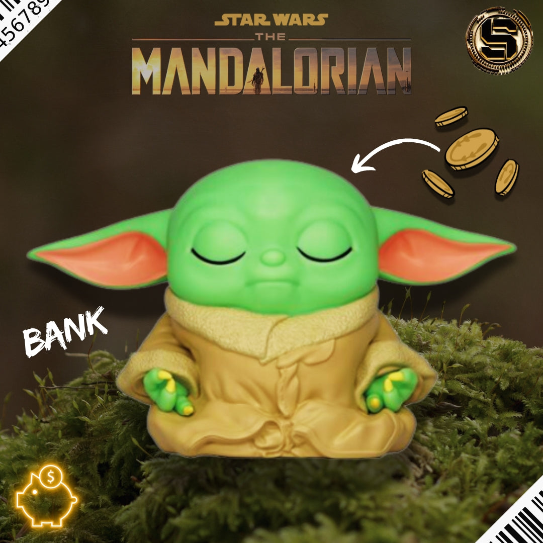 MONOGRAM STAR WARS THE MANDALORIAN THE CHILD (MEDITATION POSE) PVC BANK