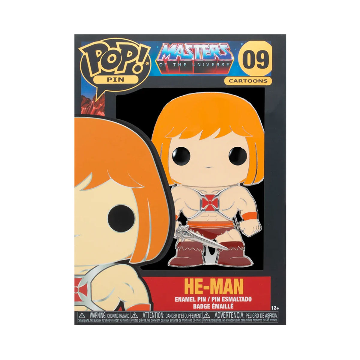 FUNKO POP PIN CARTOONS MASTERS OF THE UNIVERSE HE-MAN