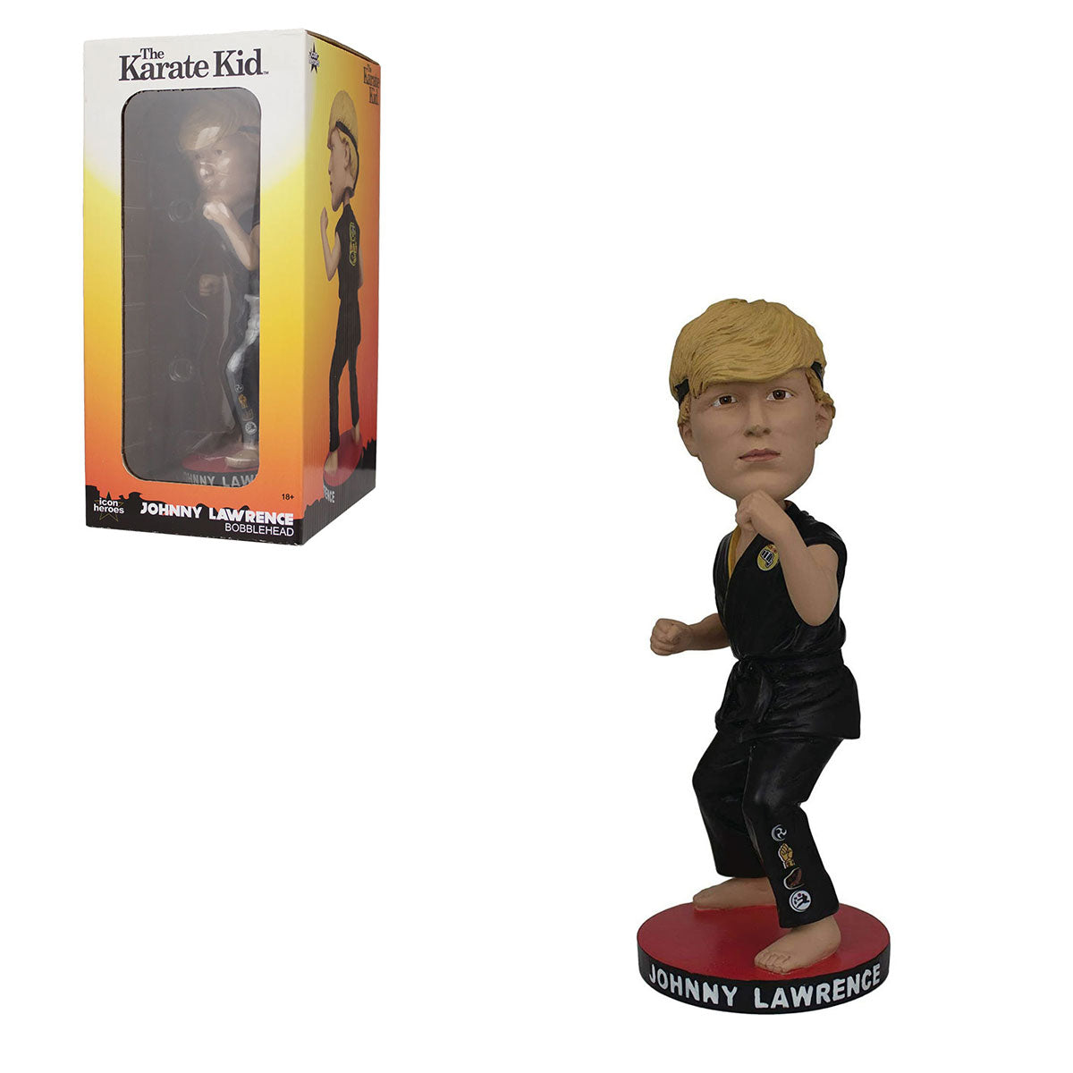 ICON HEROES KARATE KID JOHNNY LAWRENCE PX BOBBLEHEAD