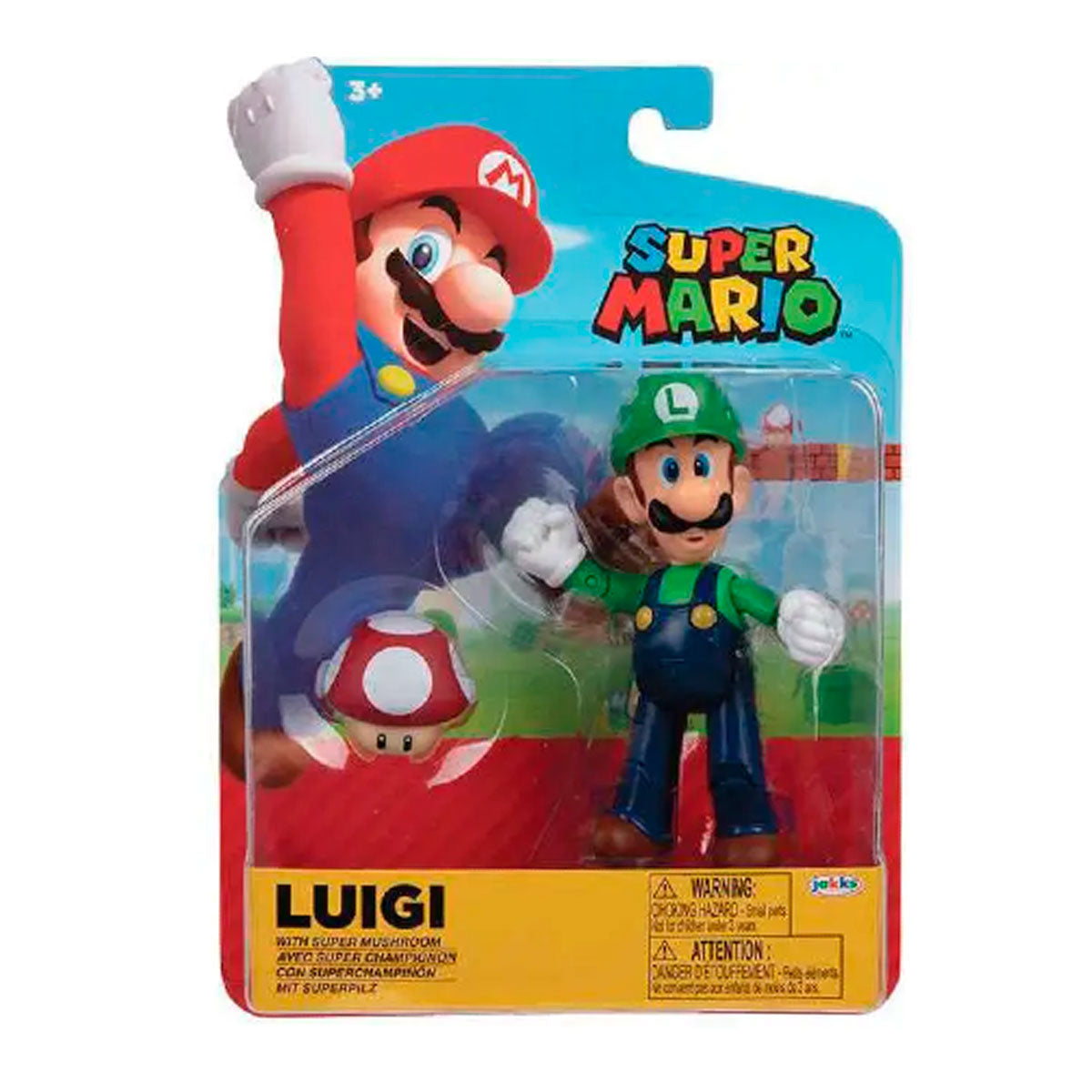 JAKKS NINTENDO SUPER MARIO WAVE 25 LUIGI