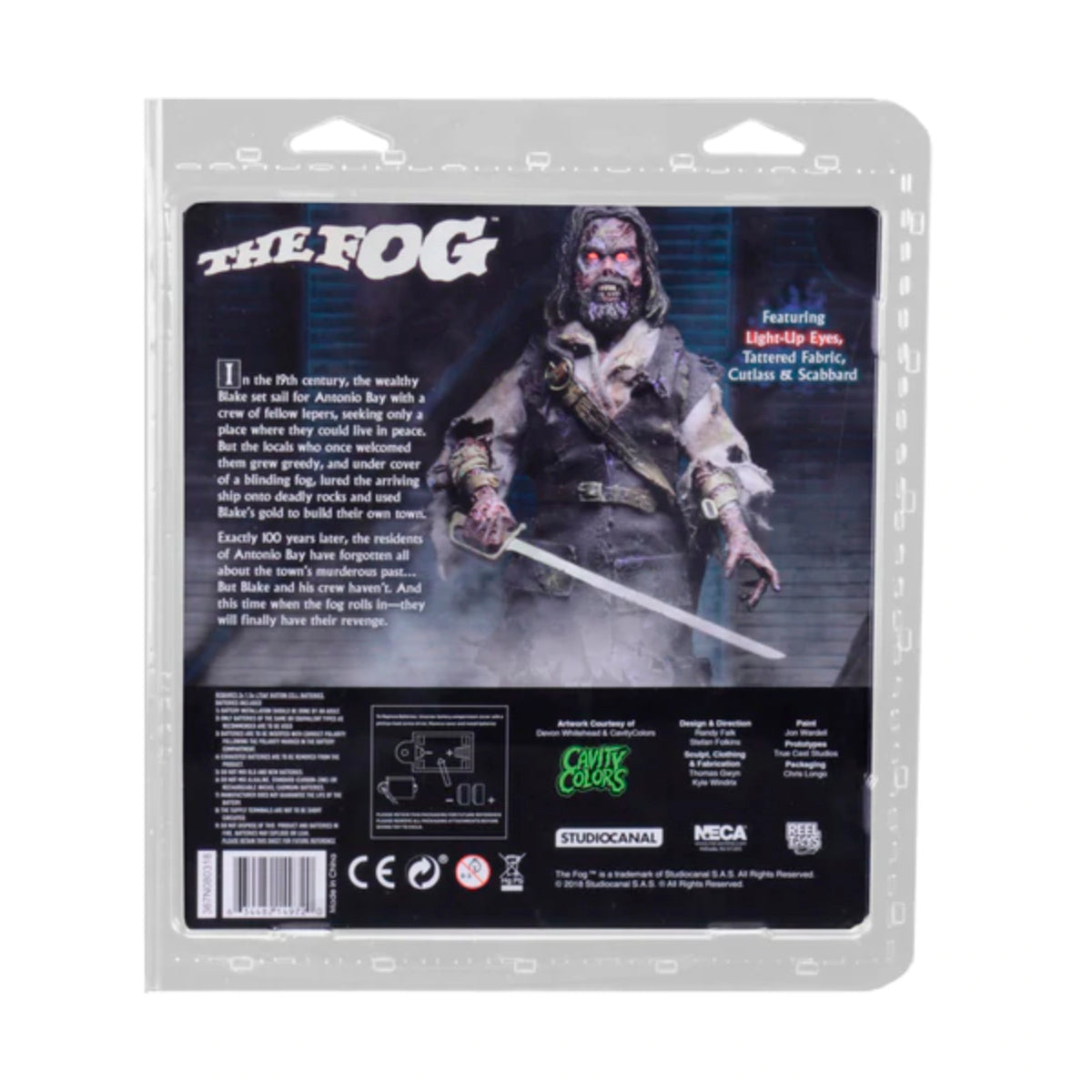NECA THE FOG 8 CLOTHED FIGURE CAPTAIN BLAKE