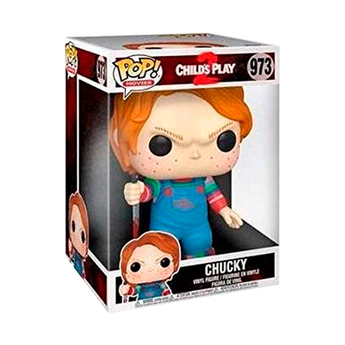 FUNKO POP MOVIES CHILDS PLAY 2 CHUCKY 10 INCH 973