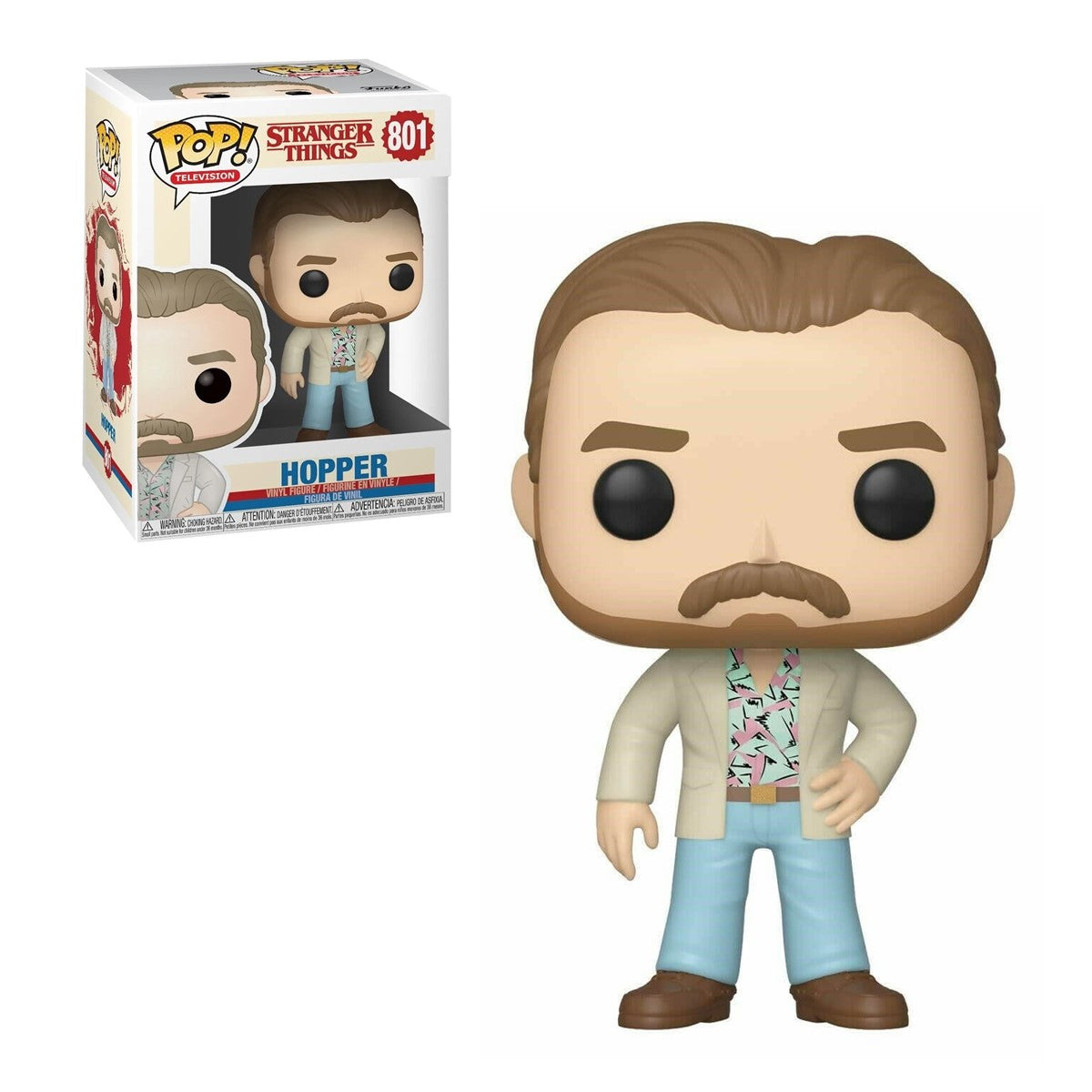 FUNKO POP TV STRANGER THINGS HOPPER 801