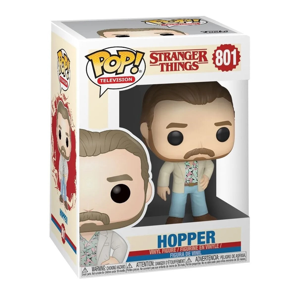 FUNKO POP TV STRANGER THINGS HOPPER 801