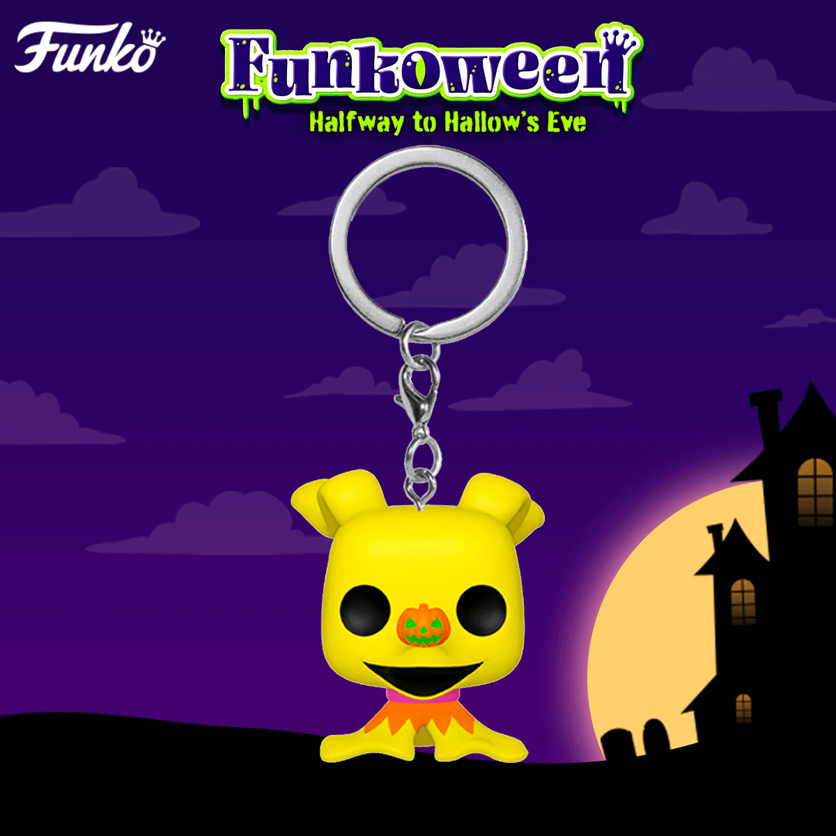 FUNKO POCKET POP KEYCHAIN DISNEY THE NIGHTMARE BEFORE CHRISTMAS ZERO