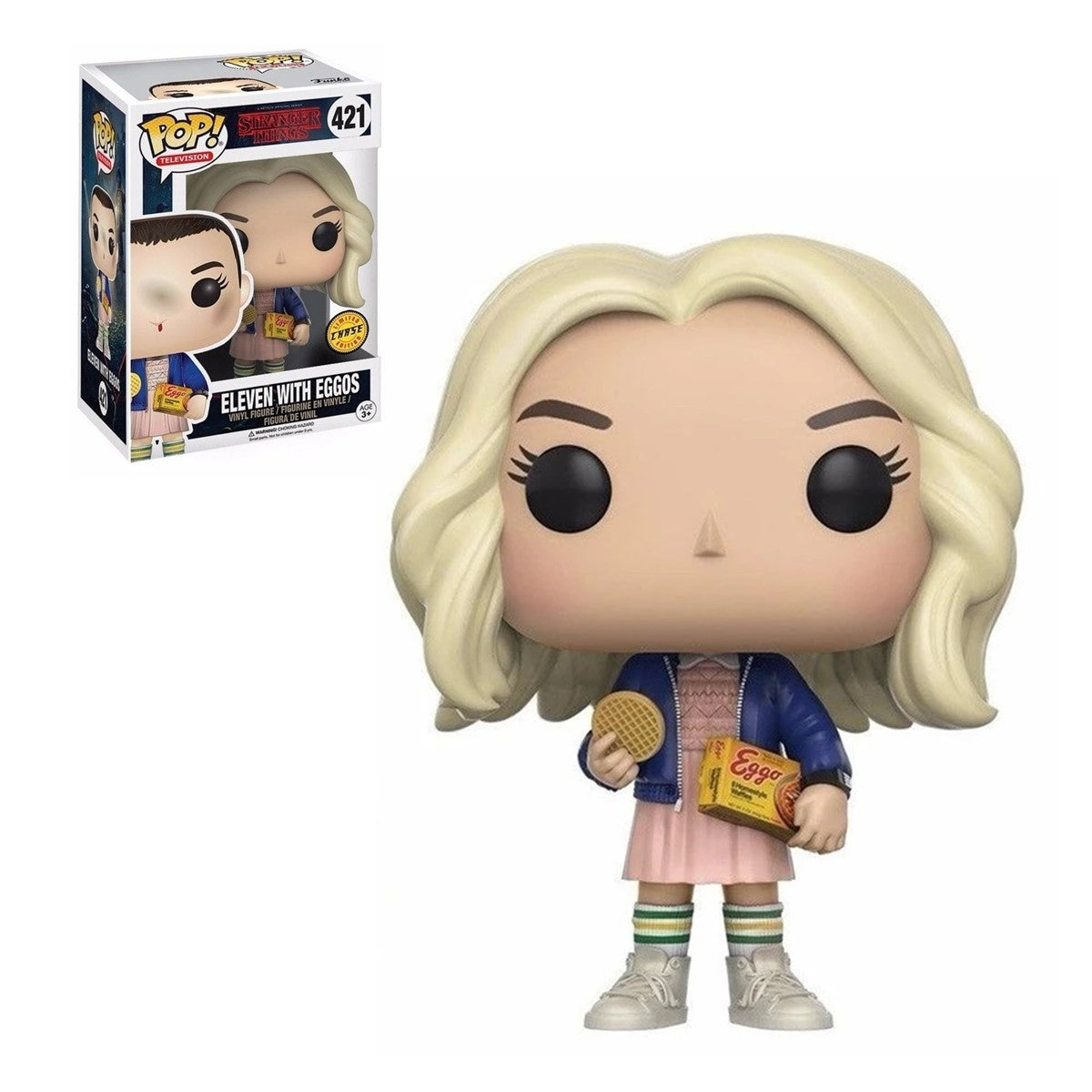FUNKO POP CHASE TV STRANGER THINGS ELEVEN WITH EGGOS 421
