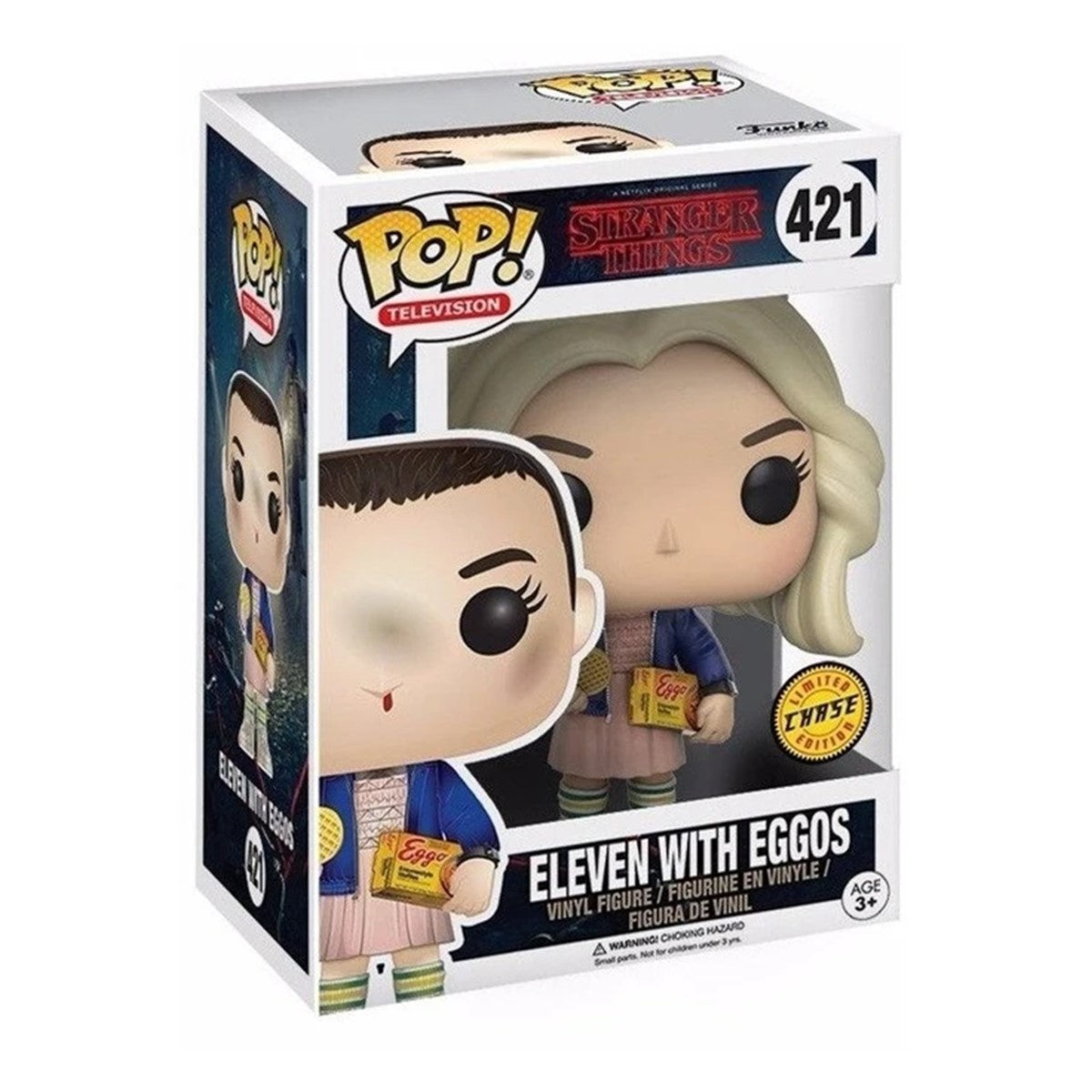 FUNKO POP CHASE TV STRANGER THINGS ELEVEN WITH EGGOS 421