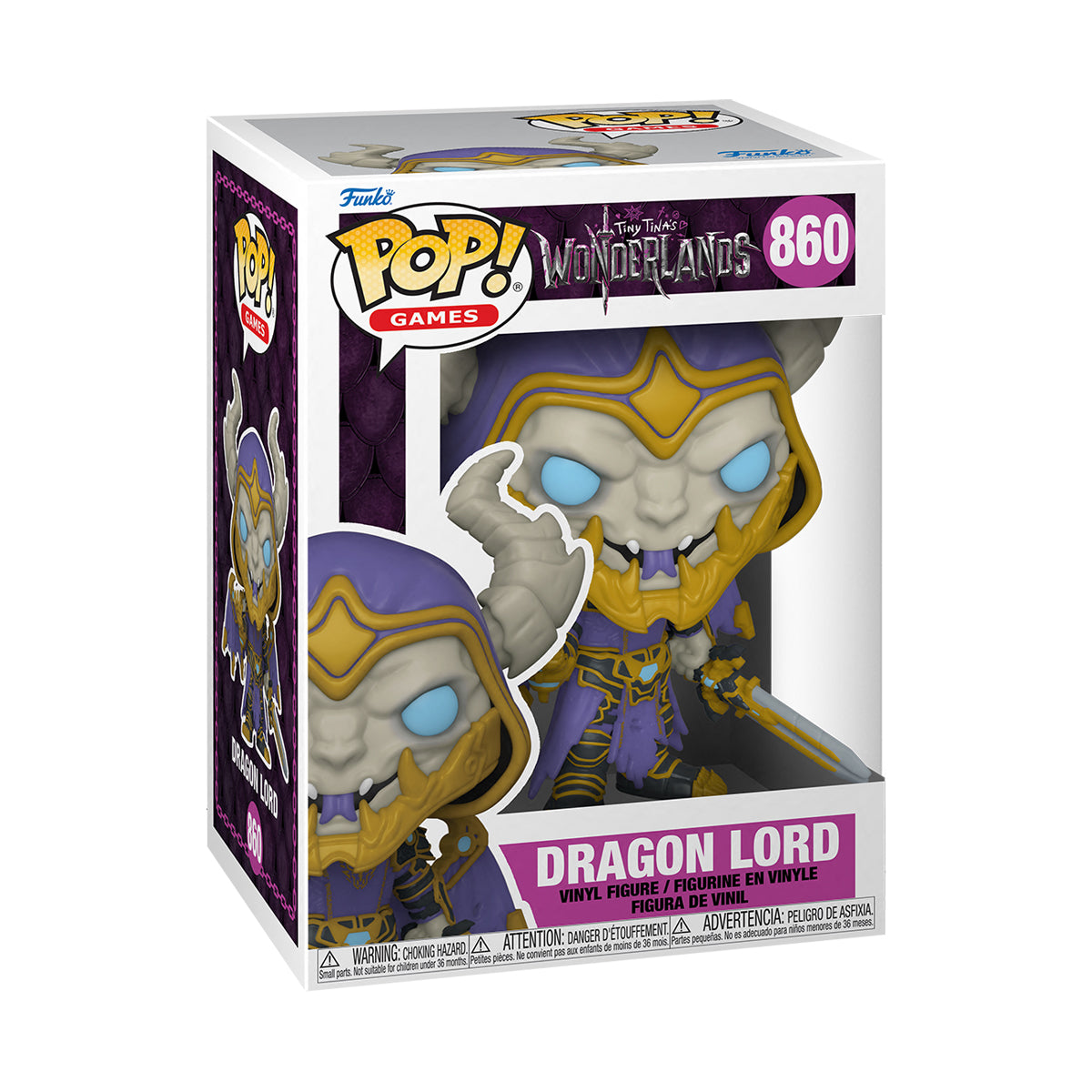 FUNKO POP GAMES TINY TINAS WONDERLANDS DRAGON LORD 860