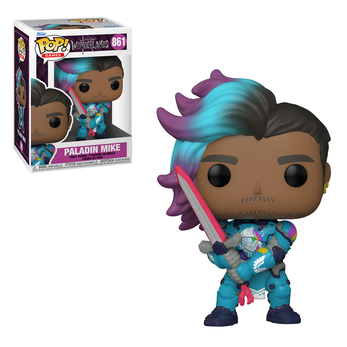 FUNKO POP GAMES TINY TINAS WONDERLANDS PALADIN MIKE 861