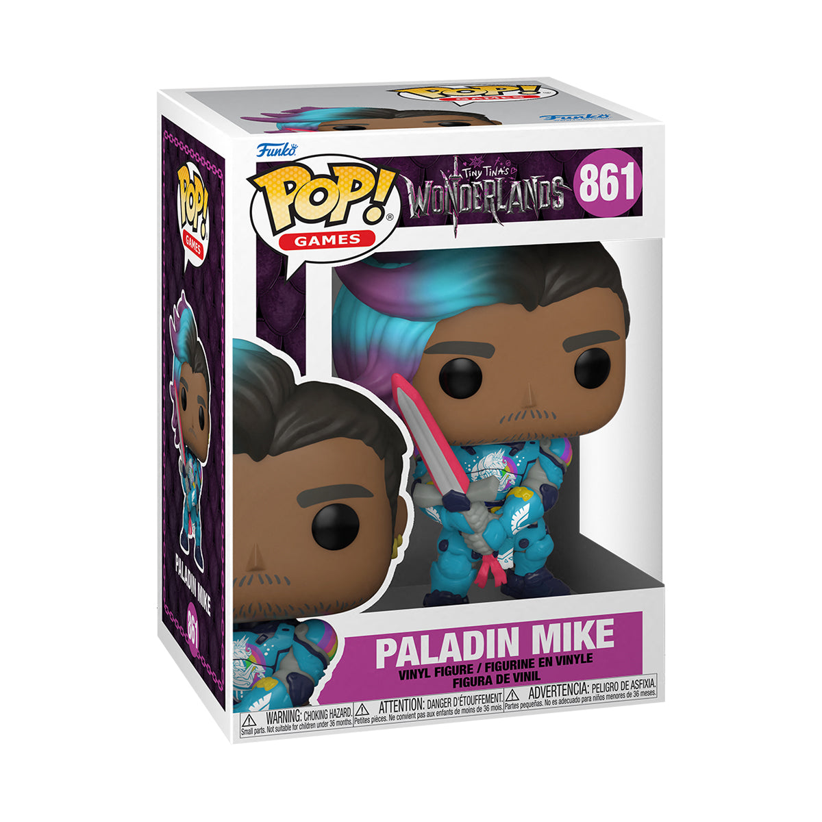 FUNKO POP GAMES TINY TINAS WONDERLANDS PALADIN MIKE 861