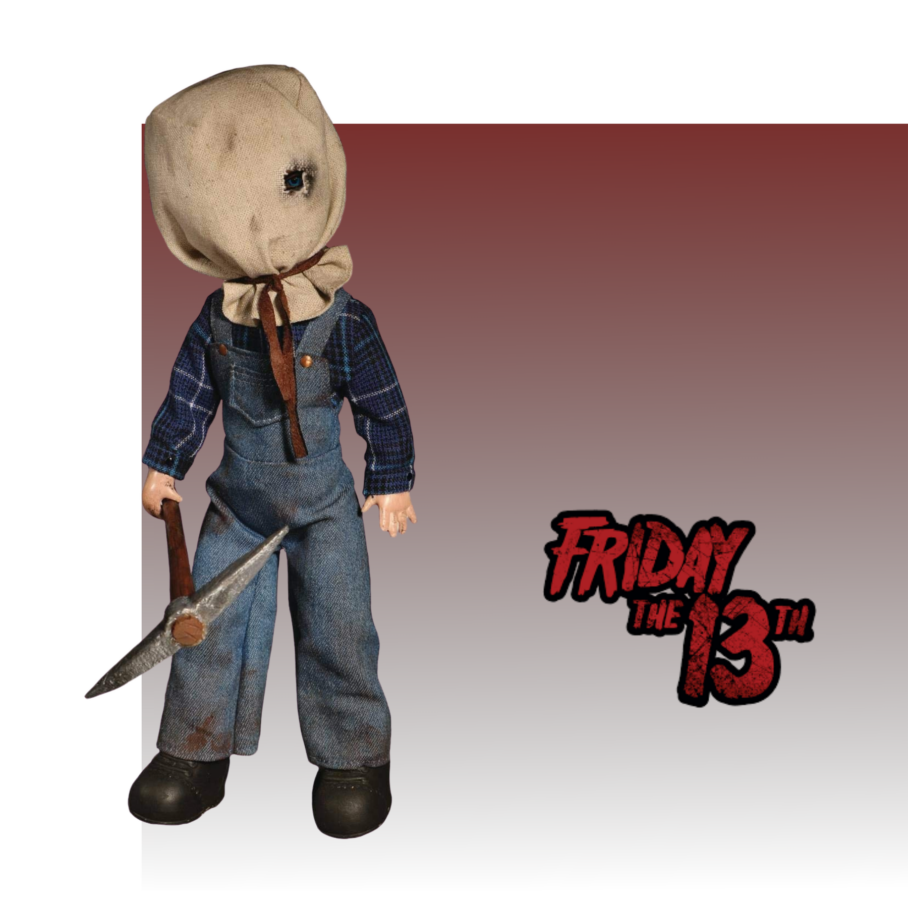 MEZCO MOVIES LIVING DEAD DOLLS FRIDAY THE 13TH PART II JASON VOORHEES