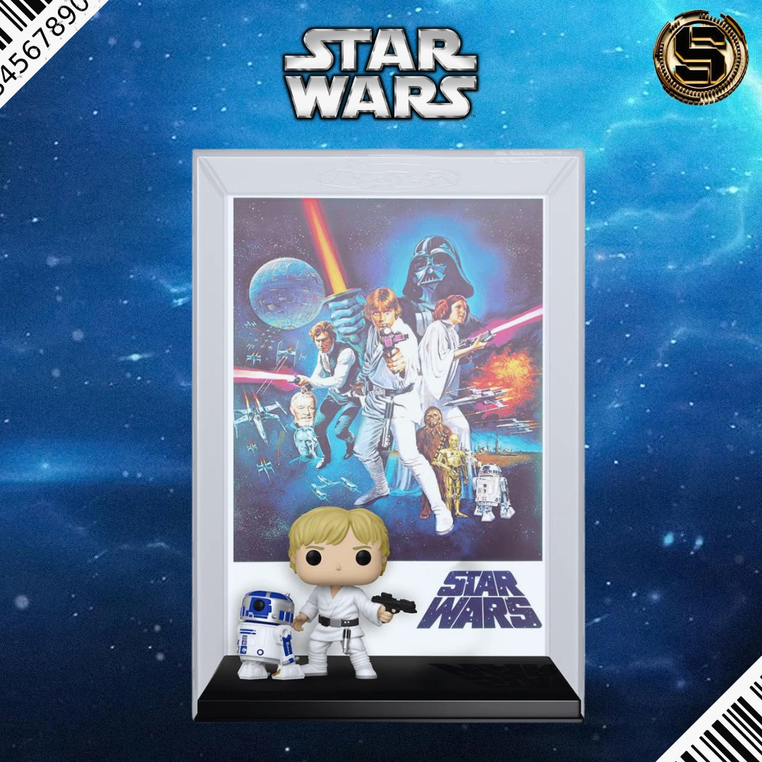 FUNKO POP MOVIE POSTER STAR WARS LUKE SKYWALKER WITH R2-D2 02