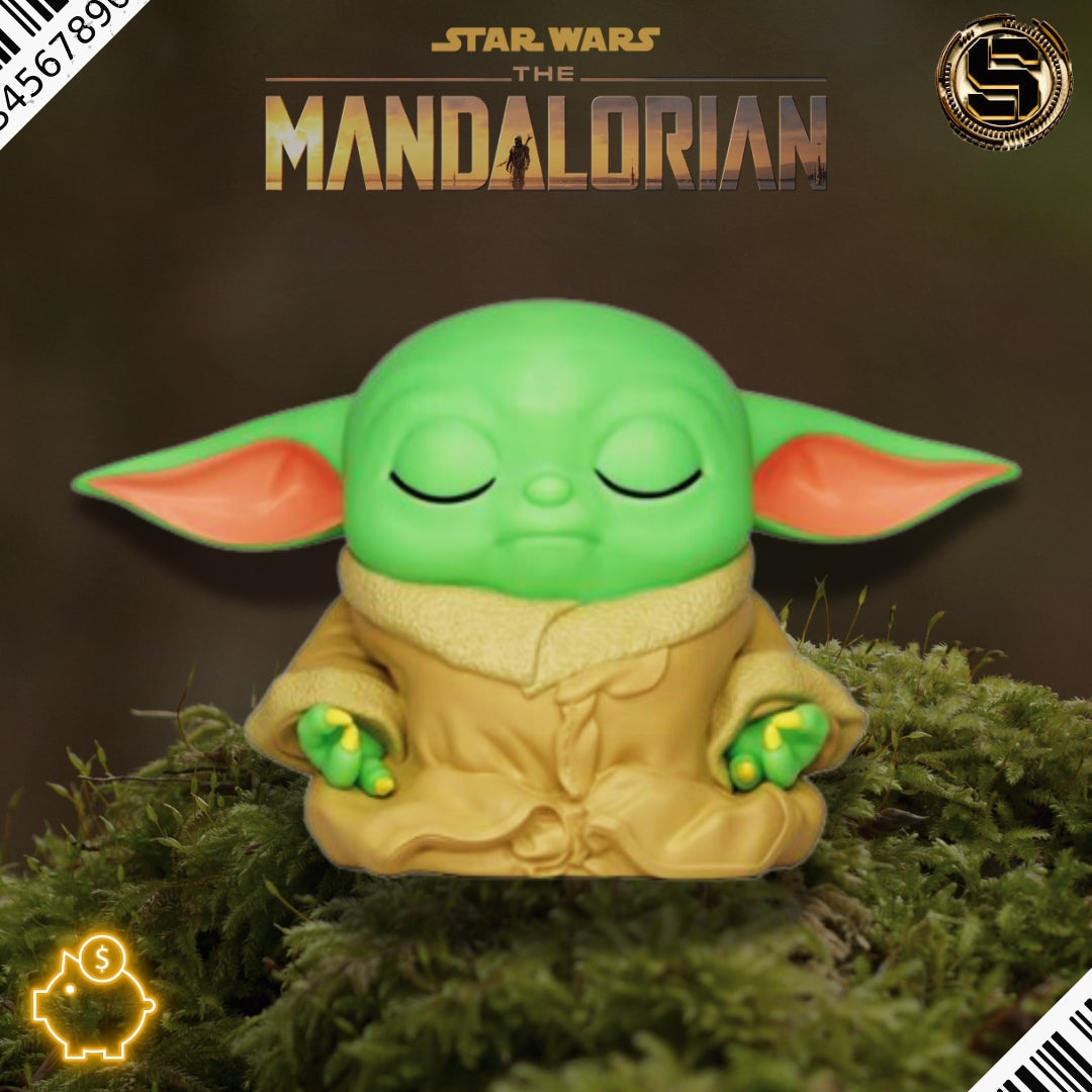 MONOGRAM STAR WARS THE MANDALORIAN THE CHILD (MEDITATION POSE) PVC BANK