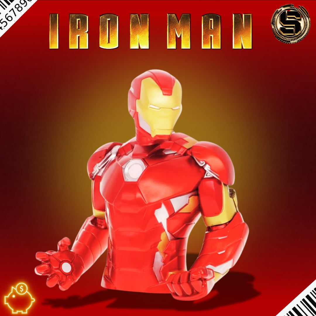 MONOGRAM MARVEL AVENGERS IRON MAN BUST BANK