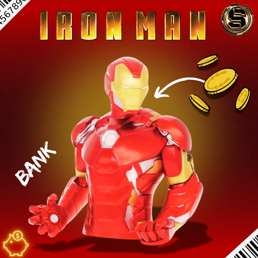 MONOGRAM MARVEL AVENGERS IRON MAN BUST BANK