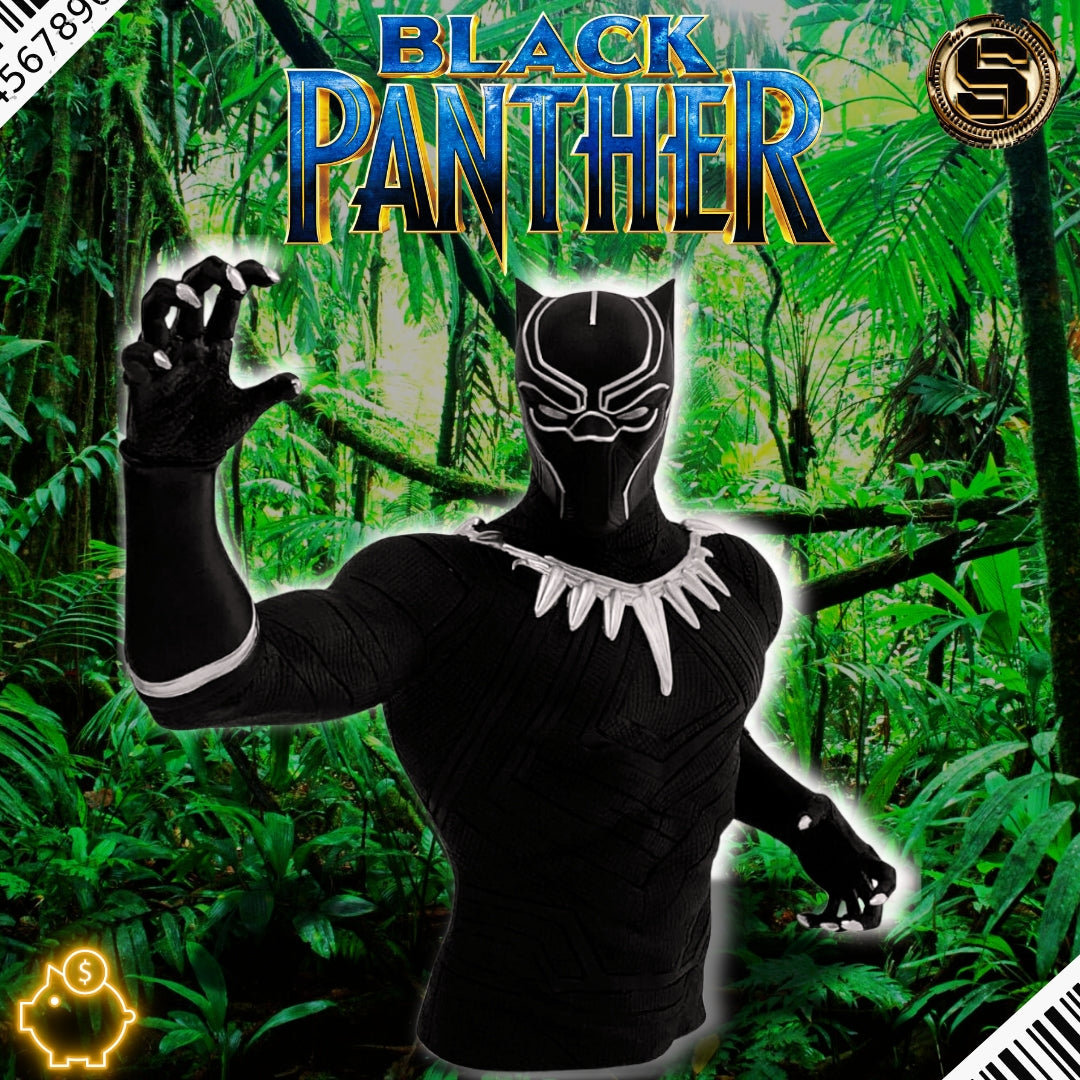 MONOGRAM MARVEL BLACK PANTHER BUST BANK