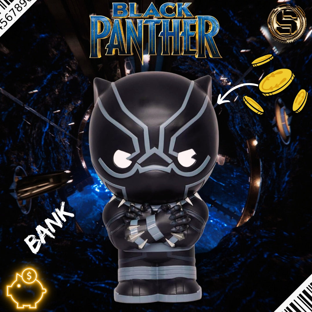 MONOGRAM MARVEL BLACK PANTHER FIGURAL BANK