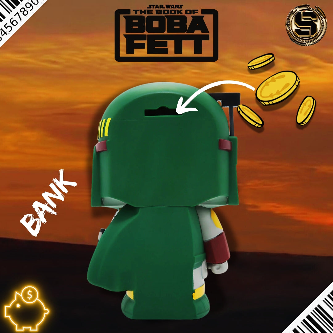 MONOGRAM STAR WARS BOBA FETT PVC BANK