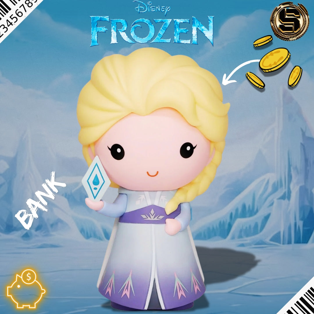 MONOGRAM DISNEY FROZEN ELSA FIGURAL BANK