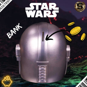 MONOGRAM STAR WARS THE MANDALORIAN HELMET BANK