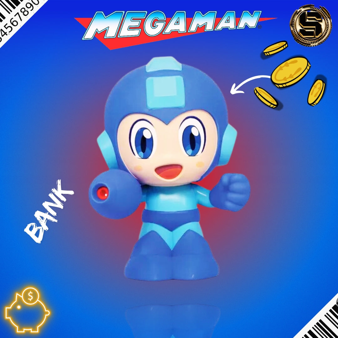 MONOGRAM GAMES MEGAMAN FIGURAL PVC BANK