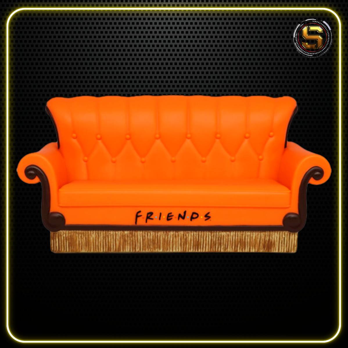 MONOGRAM TV SERIES FRIENDS COUCH PVC BANK