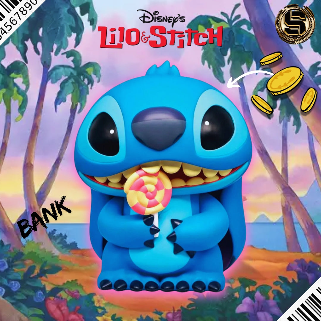 MONOGRAM DISNEY LILO AND STITCH STITCH GIANT DELUXE COLLECTIBLE BANK