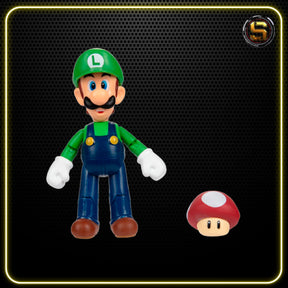 JAKKS NINTENDO SUPER MARIO WAVE 25 LUIGI