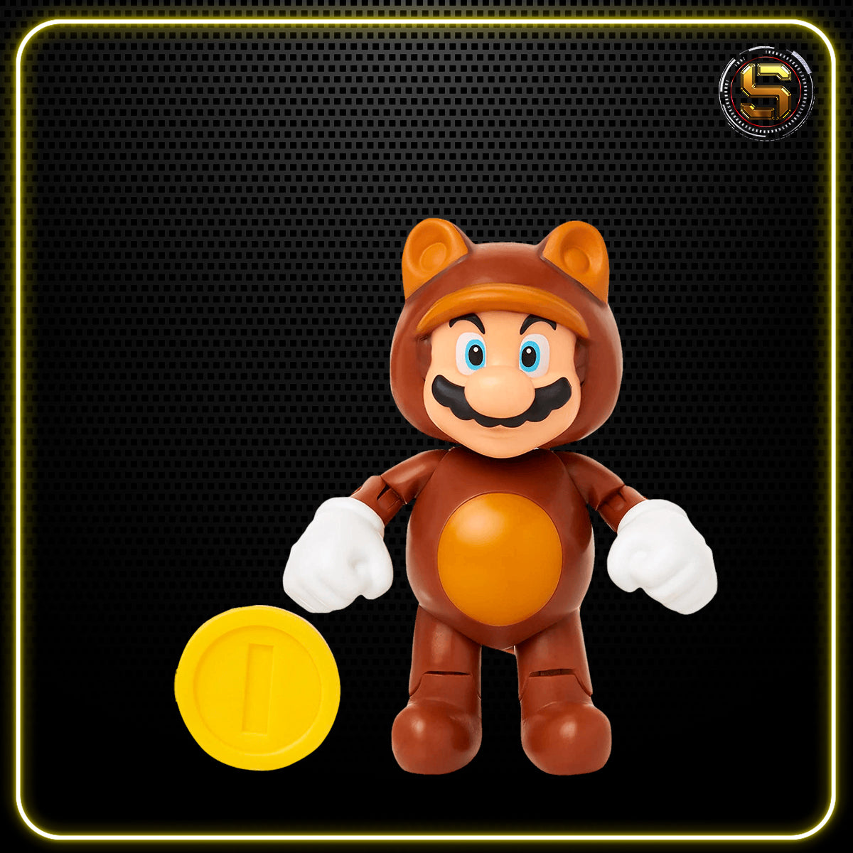 JAKKS NINTENDO SUPER MARIO WAVE 16 TANOOKI MARIO