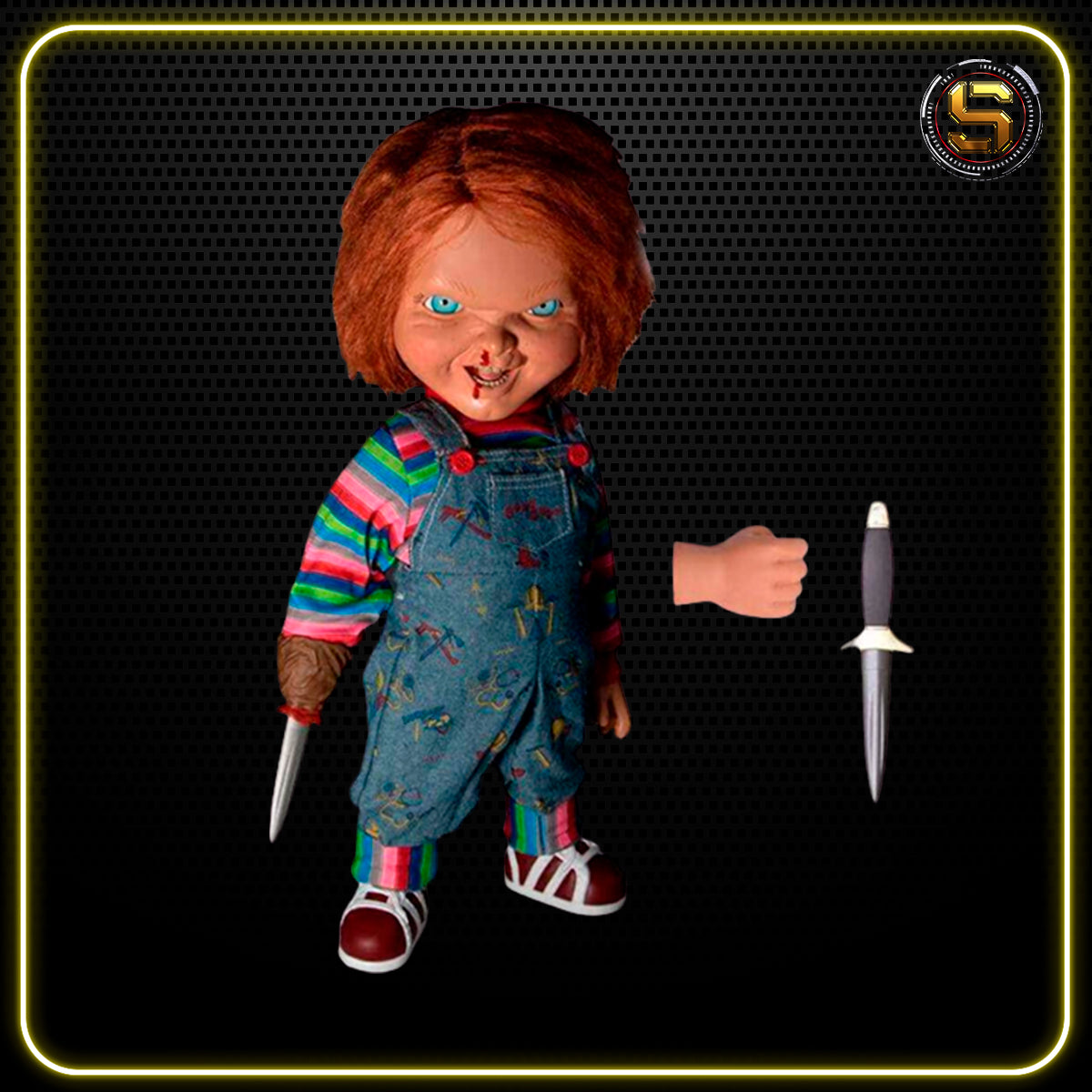 MEZCO CHILDS PLAY 2 MENACING CHUCKY 15 INCH DOLL