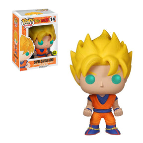 FUNKO POP ANIME DRAGON BALL Z SUPER SAIYAN GOKU 14 BRILLA EN LA OBSCURIDAD