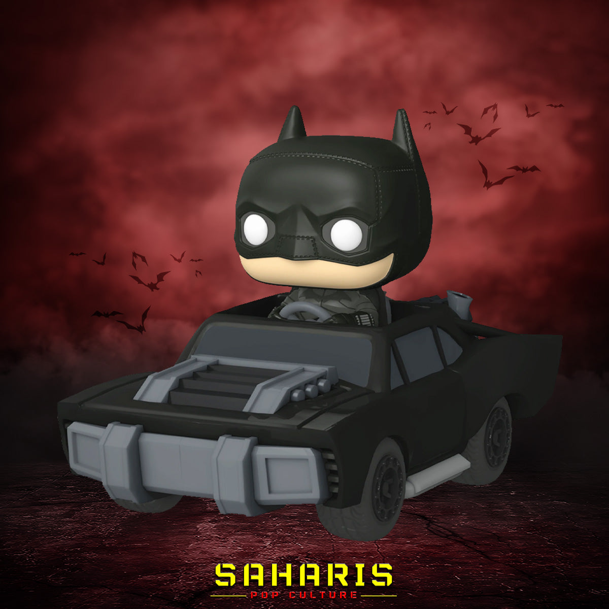 FUNKO POP RIDES DC THE BATMAN BATMAN IN BATMOBILE 282