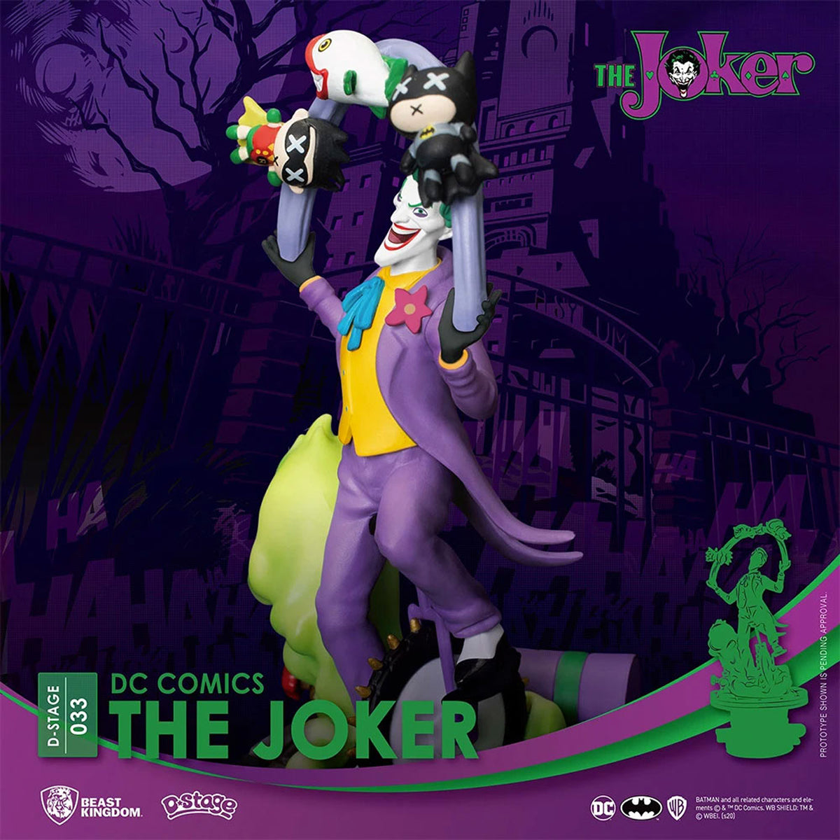 BEAST KINGDOM D STAGE DIORAMA STAGE 033 DC THE JOKER