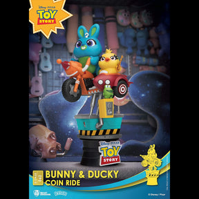 BEAST KINGDOM DIORAMA STAGE 062 DISNEY PIXAR TOY STORY BUNNY & DUCKY COIN RIDE