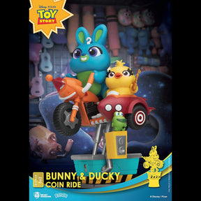 BEAST KINGDOM DIORAMA STAGE 062 DISNEY PIXAR TOY STORY BUNNY & DUCKY COIN RIDE