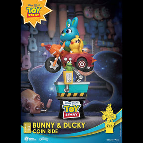 BEAST KINGDOM DIORAMA STAGE 062 DISNEY PIXAR TOY STORY BUNNY & DUCKY COIN RIDE