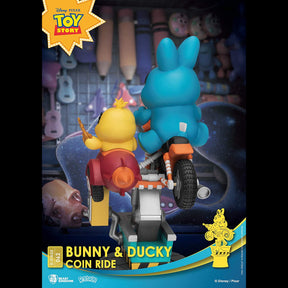 BEAST KINGDOM DIORAMA STAGE 062 DISNEY PIXAR TOY STORY BUNNY & DUCKY COIN RIDE