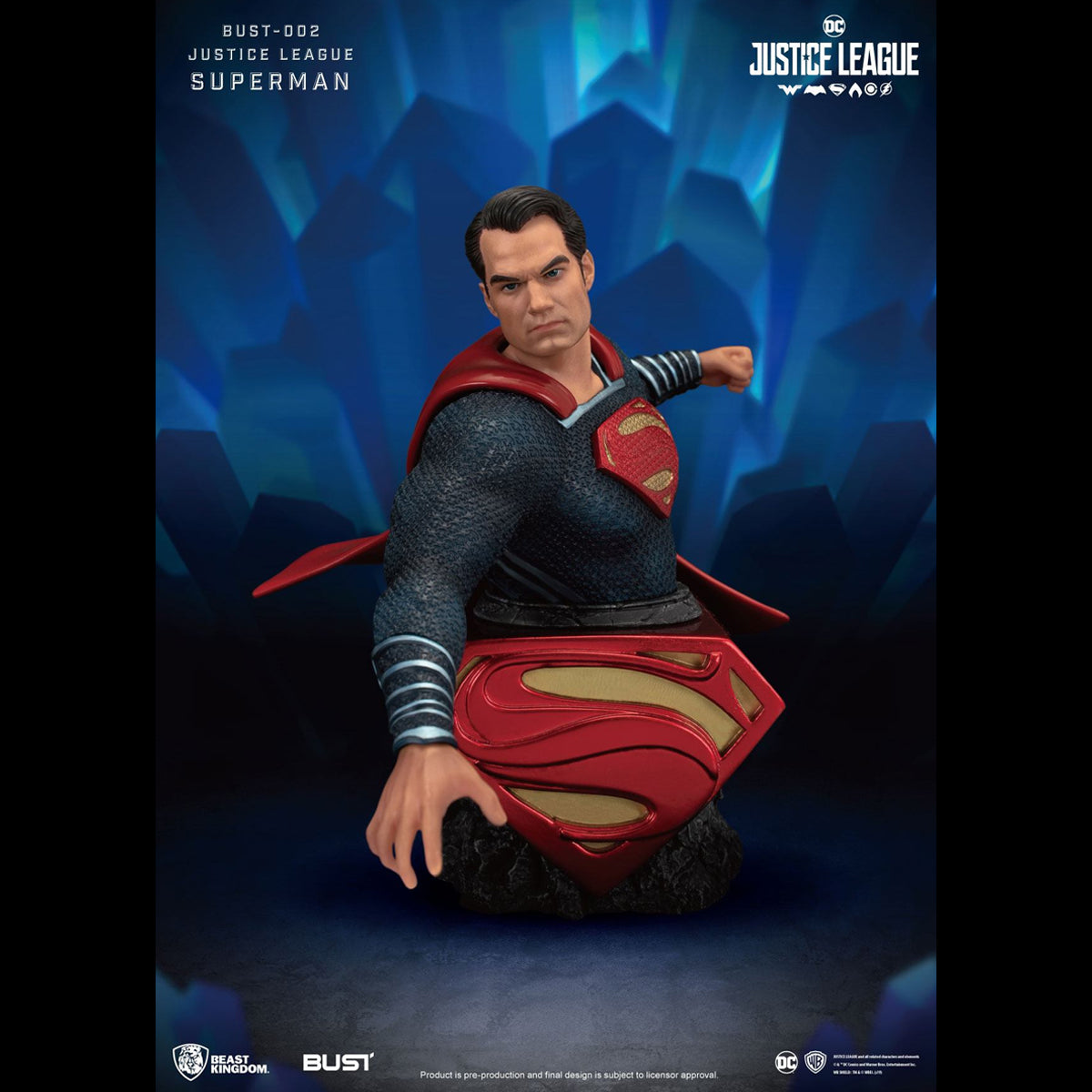 BEAST KINGDOM FIGURA DE BUSTO DC JUSTICE LEAGUE SUPERMAN
