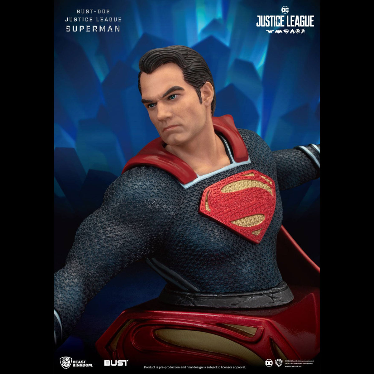 BEAST KINGDOM FIGURA DE BUSTO DC JUSTICE LEAGUE SUPERMAN