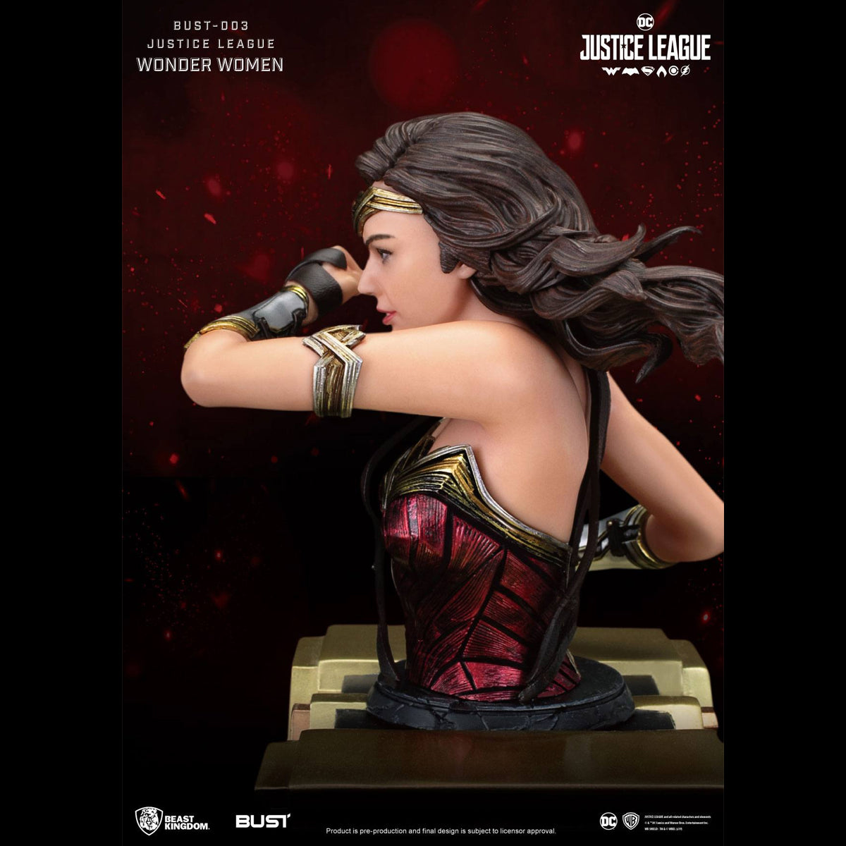 BEAST KINGDOM FIGURA DE BUSTO DC JUSTICE LEAGUE WONDER WOMAN