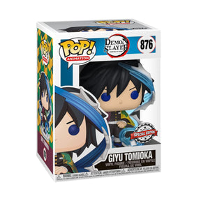 FUNKO POP ANIME DEMON SLAYER KIMETSU NO YAIBA GIYU TOMIOKA 876 EDICIÓN ESPECIAL