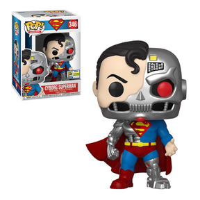 FUNKO POP DC SUPERMAN CYBORG SUPERMAN 346 SDCC 2020 EXCLUSIVO SAHARIS