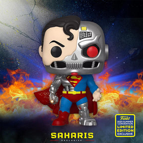 FUNKO POP DC SUPERMAN CYBORG SUPERMAN 346 SDCC 2020 EXCLUSIVO SAHARIS