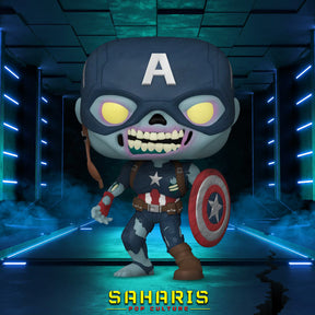 FUNKO POP MARVEL WHAT IF ZOMBIE CAPTAIN AMERICA 941