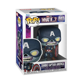 FUNKO POP MARVEL WHAT IF ZOMBIE CAPTAIN AMERICA 941