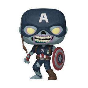 FUNKO POP MARVEL WHAT IF ZOMBIE CAPTAIN AMERICA 941