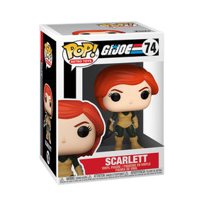 FUNKO POP RETRO TOYS G.I. JOE SCARLETT 74