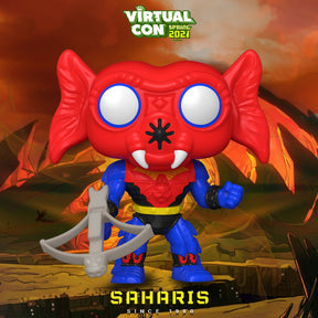 FUNKO POP RETRO TOYS MASTERS OF THE UNIVERSE MANTENNA 67 SPRING CONVENTION 2021 EXCLUSIVO SAHARIS