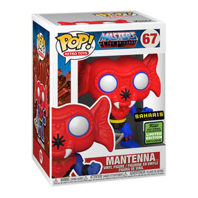FUNKO POP RETRO TOYS MASTERS OF THE UNIVERSE MANTENNA 67 SPRING CONVENTION 2021 EXCLUSIVO SAHARIS