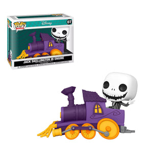 FUNKO POP TRAINS DISNEY THE NIGHTMARE BEFORE CHRISTMAS JACK SKELLINGTON IN ENGINE 07